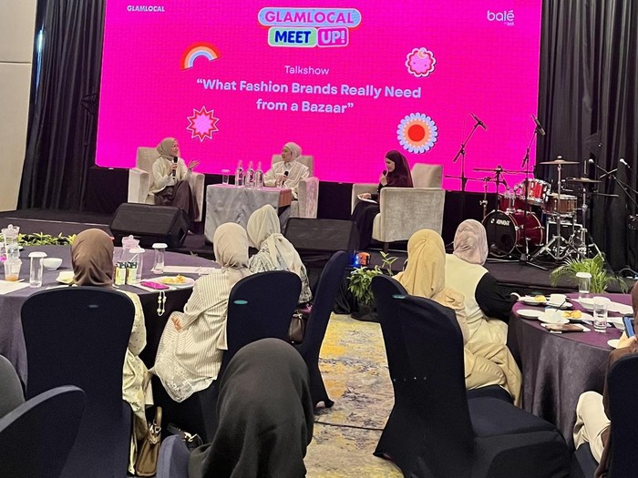 Acara talkshow Glamlocal Meetup di Aston Priority Simatupang & Conference Center, Rabu (15/7/2026).