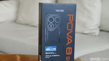 Tecno Pova 8 5G meramaikan pasar mid-range di Indonesia. Foto: Adi FR/detikINET