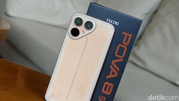 Tecno Pova 8 5G dibanderol mulai Rp 3.999.000 selama masa promosi pre-order untuk varian 6 GB/128 GB. Foto: Adi FR/detikINET