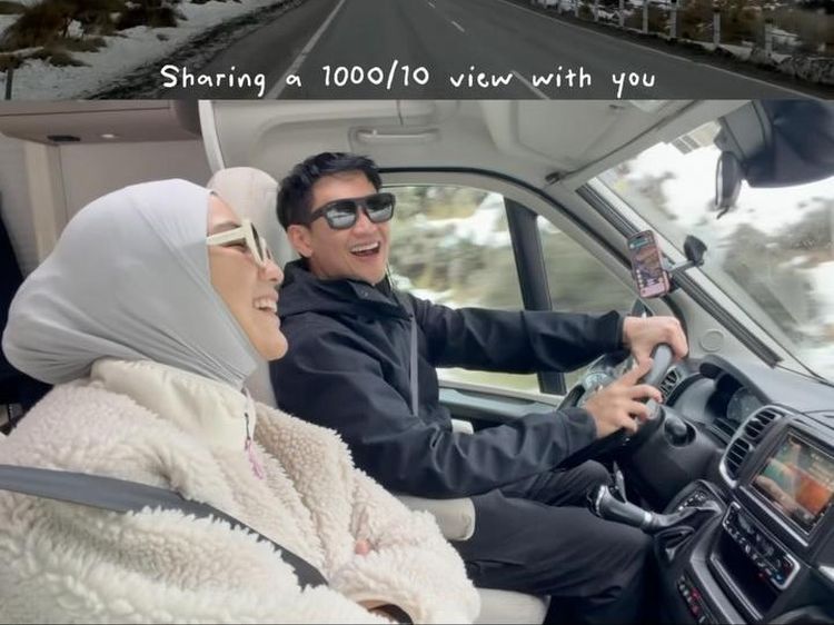 Keseruan Citra Kirana-Rezky Adhitya Jelajahi New Zealand Pakai Campervan