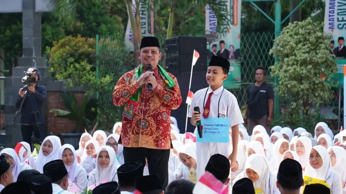 Direktur Jenderal Pendidikan Islam Kemenag, Suyitno, dalam pelaksanaan MATAMUDA 2026 yang berlangsung di MAN 19 Jakarta, Kamis (16/7/2026).