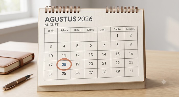 Ilustrasi 25 Agustus 2026