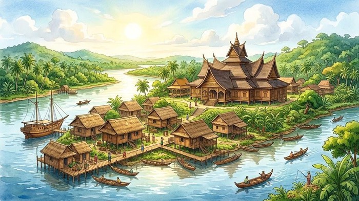 Ilustrasi Pemerintahan Kesultanan Pontianak