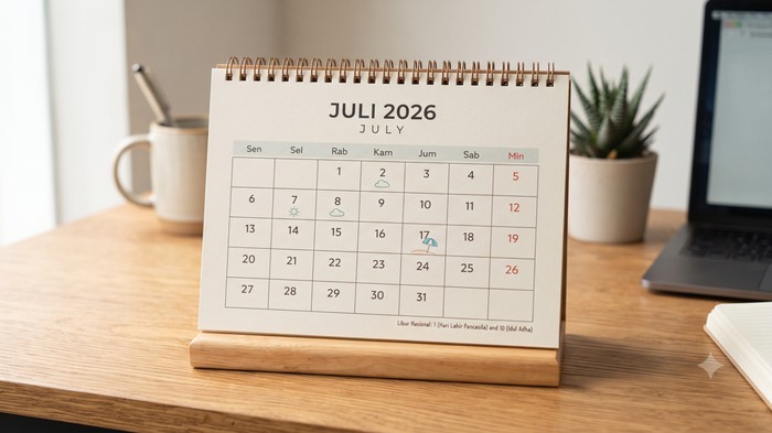 Kalender Juli 2026