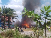 8 Unit Ruko di Pangkalan Bun Terbakar, Kerugian Capai Miliaran Rupiah
