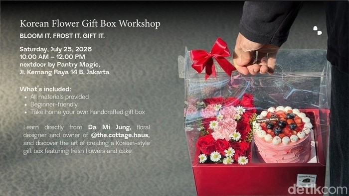 Korean Flower Gift Box Workshop