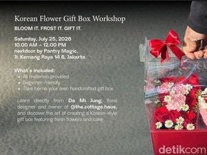 Bikin Sendiri Flower Gift Box Korea di Workshop Ini, Daftar Sekarang!