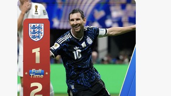 Argentina berhasil comeback dan menyingkirkan Inggris. Foto: X.com