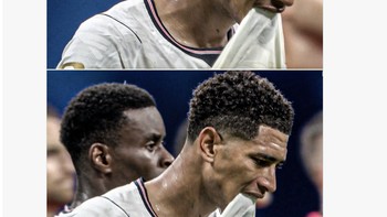 Jude Bellingham tak mampu menyembunyikan kesedihannya. Foto: X.com