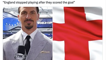 Zlatan Ibrahimovic berpendapat Inggris berhenti bermain bola sesudah unggul. Foto: X.com