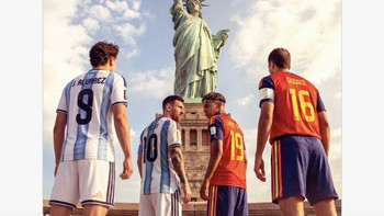 Argentina akan menghadapi Spanyol di babak final Piala Dunia 2026. Foto: X.com