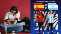 Foto Messi Mandikan Yamal Viral, Siap Duel di Final Piala Dunia 2026