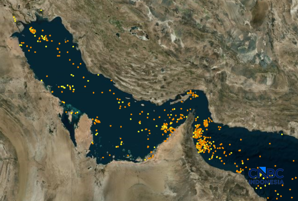 Pergerakan Kapal di Selat Hormuz 16 Juli 2026