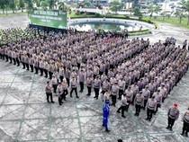 Polda Riau Kerahkan 200 Petugas Kebersihan di Riau Bhayangkara Run 2026