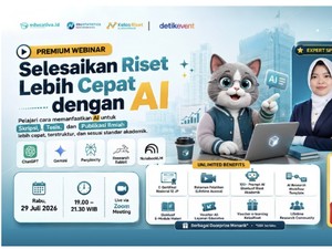 Webinar AI untuk Riset Akademik, Kuasai ChatGPT sampai NotebookLM dalam 2 Jam