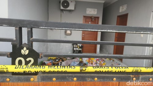 TKP pembunuhan perempuan berinisial AS di Pedungan, Denpasar Selatan, Kota Denpasar, Kamis (16/7/2026).