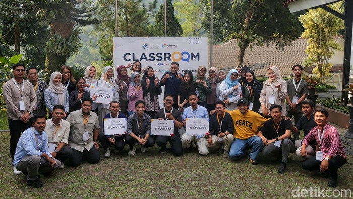 Peserta dari Kementerian Lingkungan Hidup/Badan Pengendalian Lingkungan Hidup (KLH/BPLH) mengikuti acara The Classroom KLH Batch 3 di Wisma Pertamina Gas Negara, Megamendung, Kabupaten Bogor, 14-16 Juli 2026.