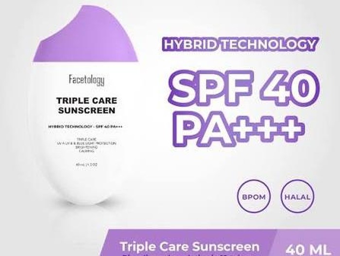 Facetology Triple Care Sunscreen SPF 40 PA+++