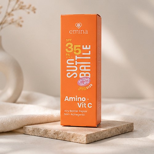 Emina Sun Battle SPF 35 PA+++ Bright Glow Fun Size