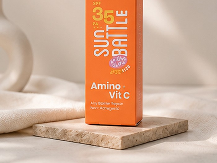 Emina Sun Battle SPF 35 PA+++ Bright Glow Fun Size