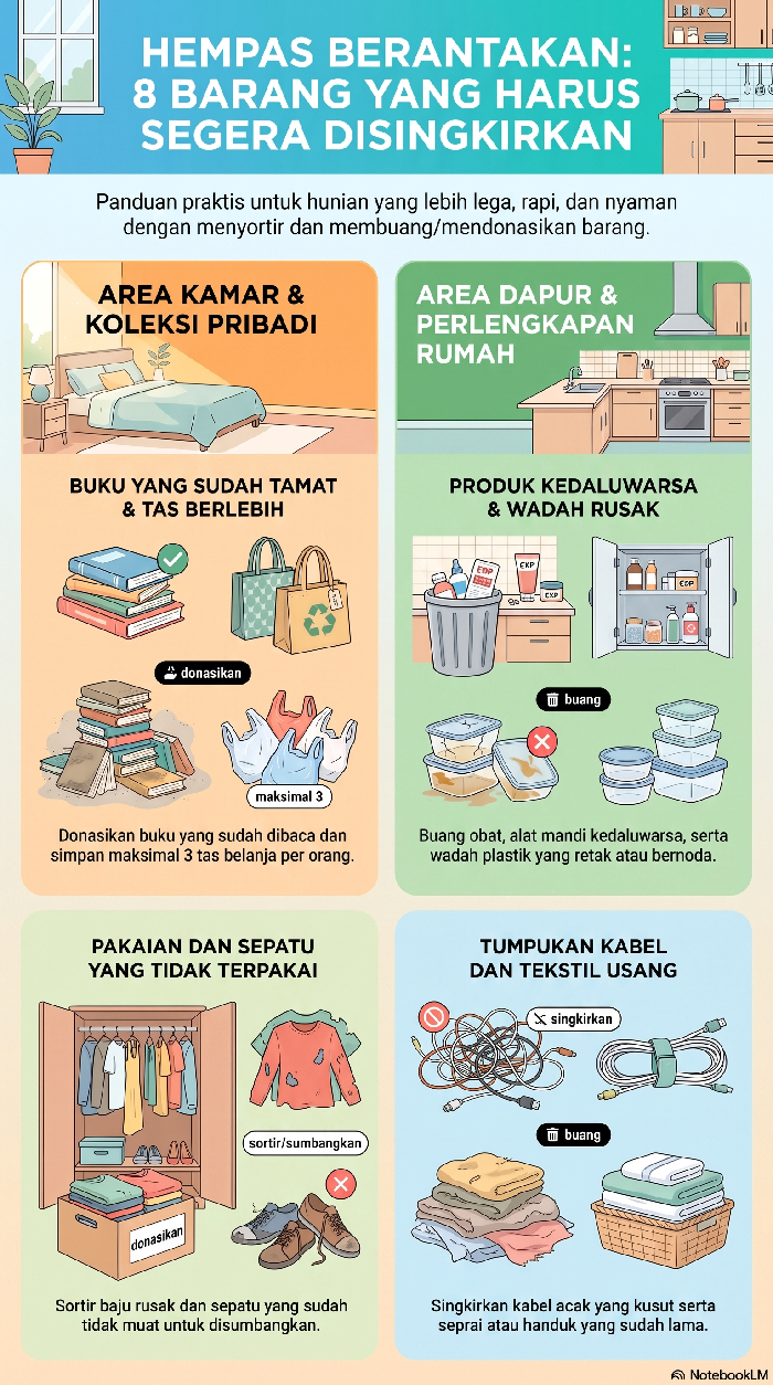 Bengda yang perlu disingkirkan di rumah..