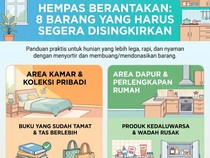 Infografis: 8 Benda yang Cuma Bikin Rumah Sumpek, Buang Aja!
