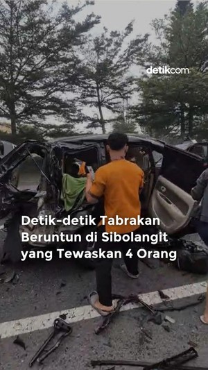Video: Momen Mencekam Tabrakan di Sibolangit yang Tewaskan 4 Orang