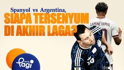 Video:  Spanyol vs Argentina, Siapa Tersenyum di Akhir Laga?