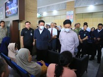 Gubernur-Wagub Sumsel Dampingi Wapres Cek Layanan BPJS RSUD Siti Fatimah