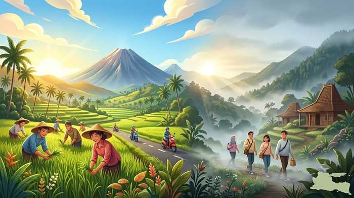 Ilustrasi cuaca Jawa Timur hari ini.