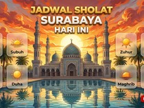 Jadwal Sholat Surabaya Hari Ini Mulai Subuh hingga Isya