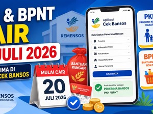 Bansos PKH BPNT Cair 20 Juli 2026, Cek Penerima dan Aturan Terbarunya