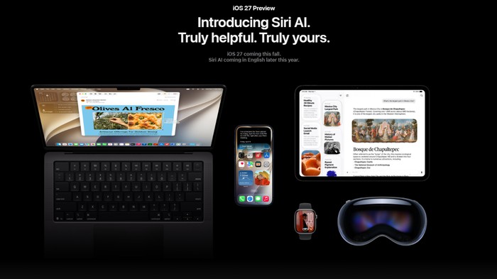 Apple perkenalkan iOS 27 Public Beta di berbagai perangkatnya.