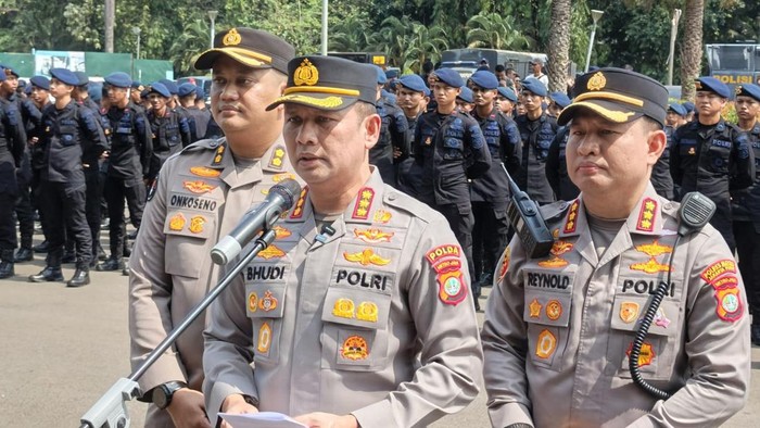 Kabid Humas Polda Metro Jaya Kombes Budi Heranto di Monas
