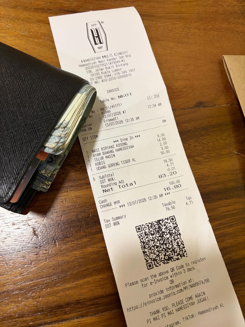 Kaget! Pesan Nasi Kandar Pakai Sepotong Udang Harganya Rp 367 Ribu
