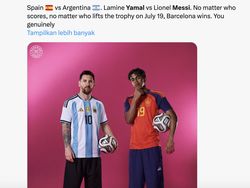 Laga Lionel Messi vs Lamine Yamal Bikin Fans Barcelona Bahagia