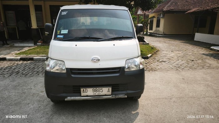 Mobil pikap tak bertuan ditemukan teronggok di jalanan Rumpin Bogor, Jumat (17/7/2026) ternyata hasil curian.