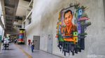 Mural Kenang 100 Tahun Ali Sadikin Hiasi Taman Ismail Marzuki