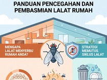 Infografis: 3 Alasan Rumah Diserbu Lalat dan Cara Cegahnya