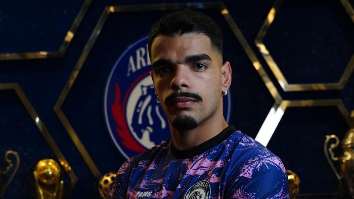 Penyerang sayap asal Brasil, Marcos Vinicius Silvestre Gaspar gabung Arema FC