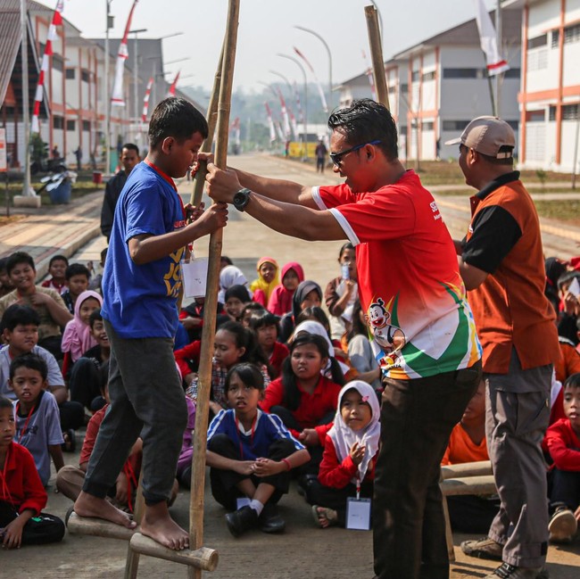 Permainan Tradisional Jadi Media Belajar Siswa di Sekolah Rakyat Semarang