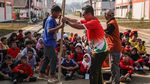 Permainan Tradisional Jadi Media Belajar Siswa di Sekolah Rakyat Semarang