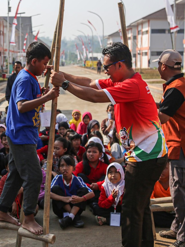 Permainan Tradisional Jadi Media Belajar Siswa di Sekolah Rakyat Semarang