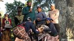 Penampakan Ogoh-ogoh Meriahkan Saparan Bekakak Ambarketawang