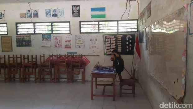 SDN Sukolilo 2 Pati Rusak Kerusakan di ruang kelas SDN Sukolilo 2 Pati, Jumat (17/7/2026).