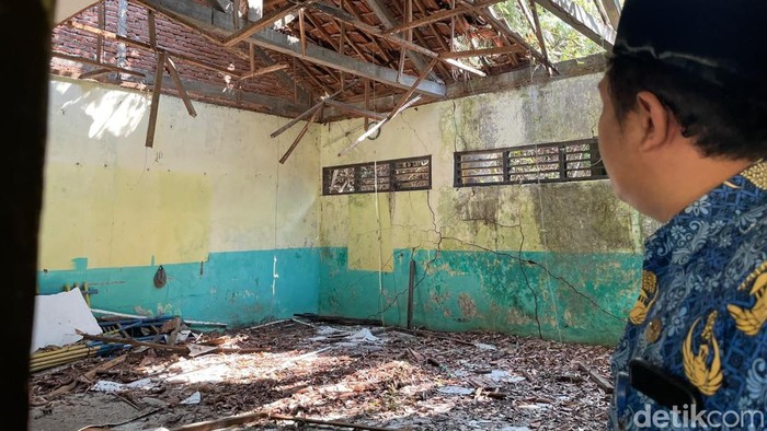 Kerusakan di ruang kelas SDN Sukolilo 2 Pati, Jumat (17/7/2026).