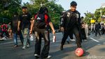 Suasana Aksi Mahasiswa di Jalan Medan Merdeka Selatan