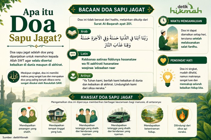 Doa sapu jagat untuk kebaikan dunia dan akhirat