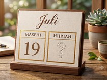 Kalender Hijriah Hari Ini 19 Juli 2026: Tanggal, Bulan, dan Tahunnya
