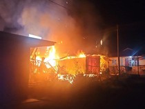 Rumah-3 Lapak Usaha di Manggarai Hangus Terbakar, Kerugian Ratusan Juta Rupiah